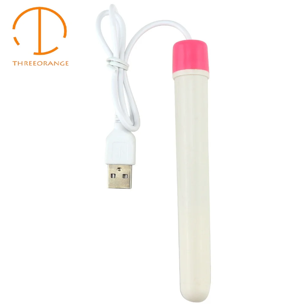 Три оранжевый usb обогреватель нагревательный стержень для мужчин Мастурбаторы