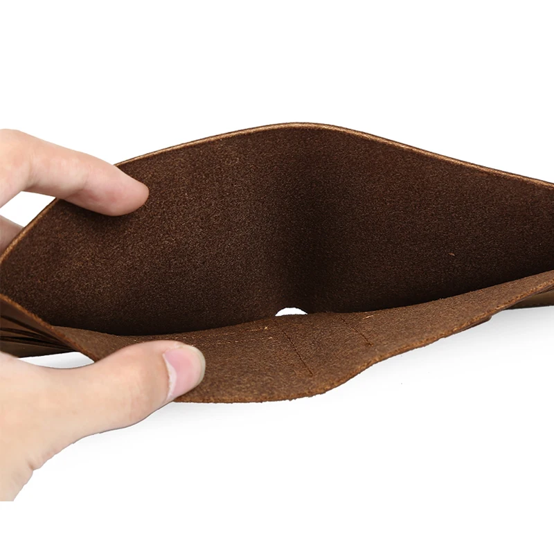 Tiding Leather Money Clip Men Retro Purse Top Quality Soft Front Pocket Wallet 4095 | Clips