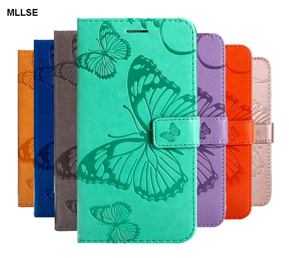 Кожаный чехол-бумажник с 3D откидной крышкой и подставкой для телефона Motorola Moto G7