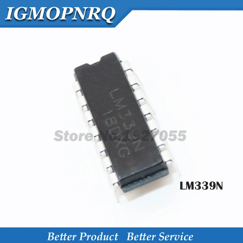 20 шт. LM339N DIP14 LM339 DIP 339N 14New оптовая продажа точный Компаратор напряжения