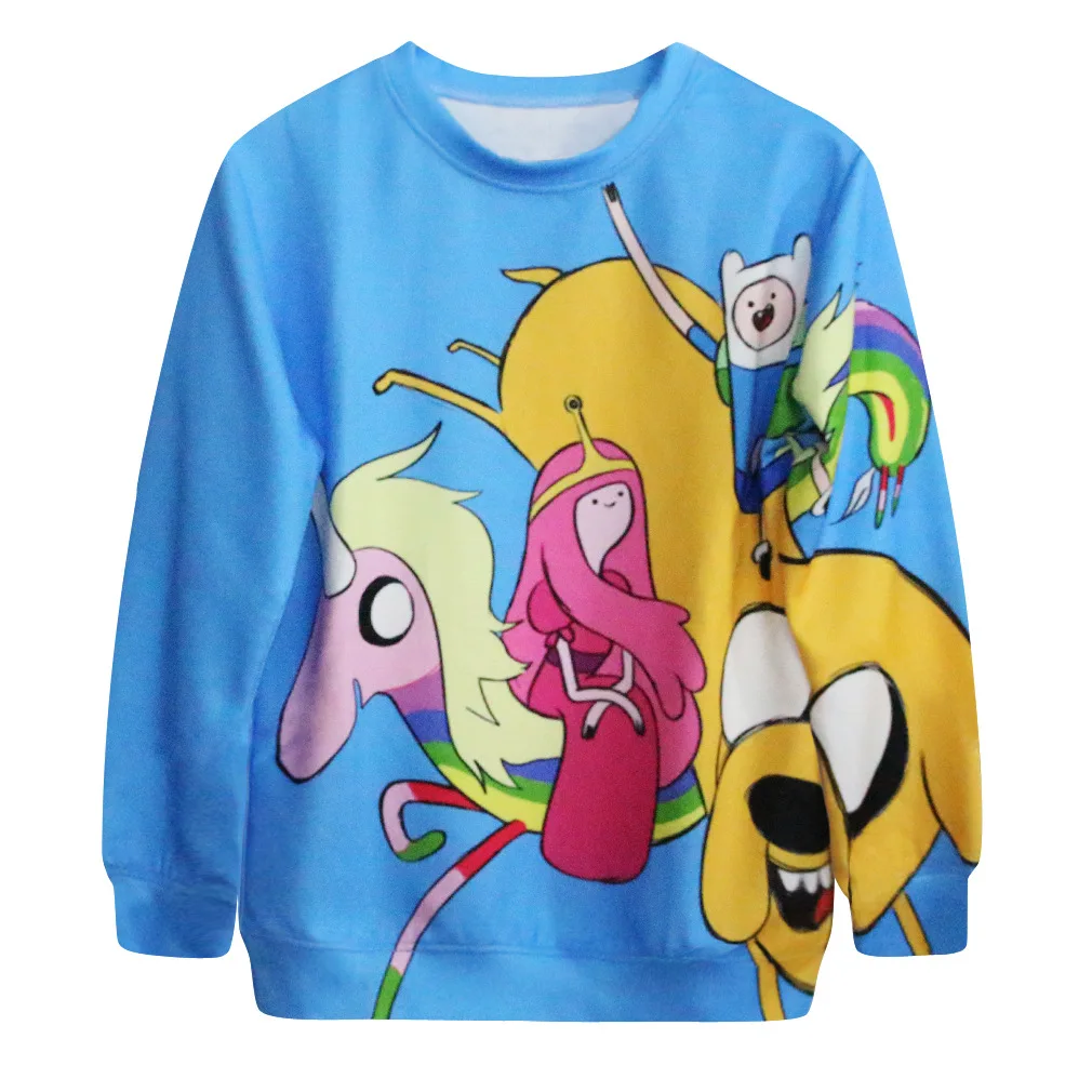 Толстовка с 3D принтом Финн Джек для мужчин и женщин кофта в стиле Харадзюку