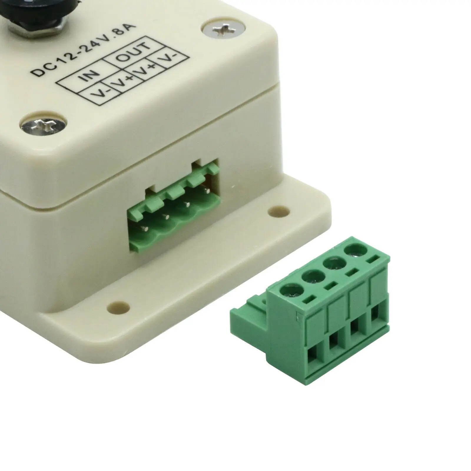 12V 24V светодиодный диммер переключатель 8A Напряжение регулятор регулируемый turbo