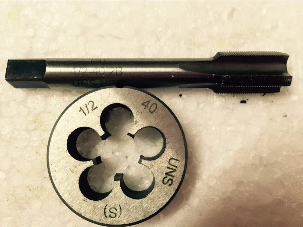 1 комплект из HSS правой штамповки и резьбовой кран 1/2 &quot 12UNS 13UNC 14UNS 16UN 18UNS 20UNF 24UNS 27UNS