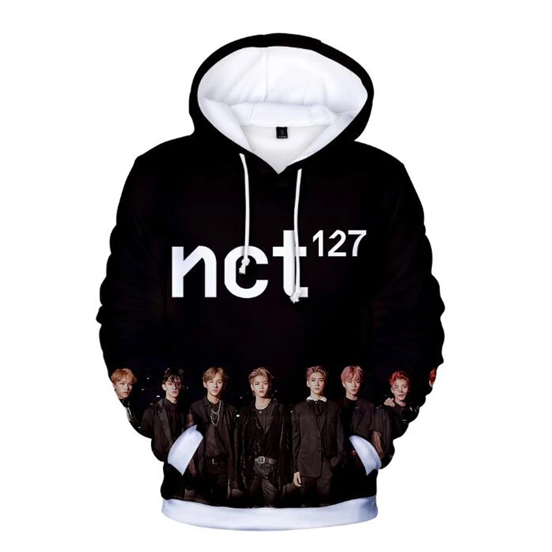 Moletom Kpop Nct127 Nct 127 3D принт женские/мужские корейские толстовки с капюшоном уличная