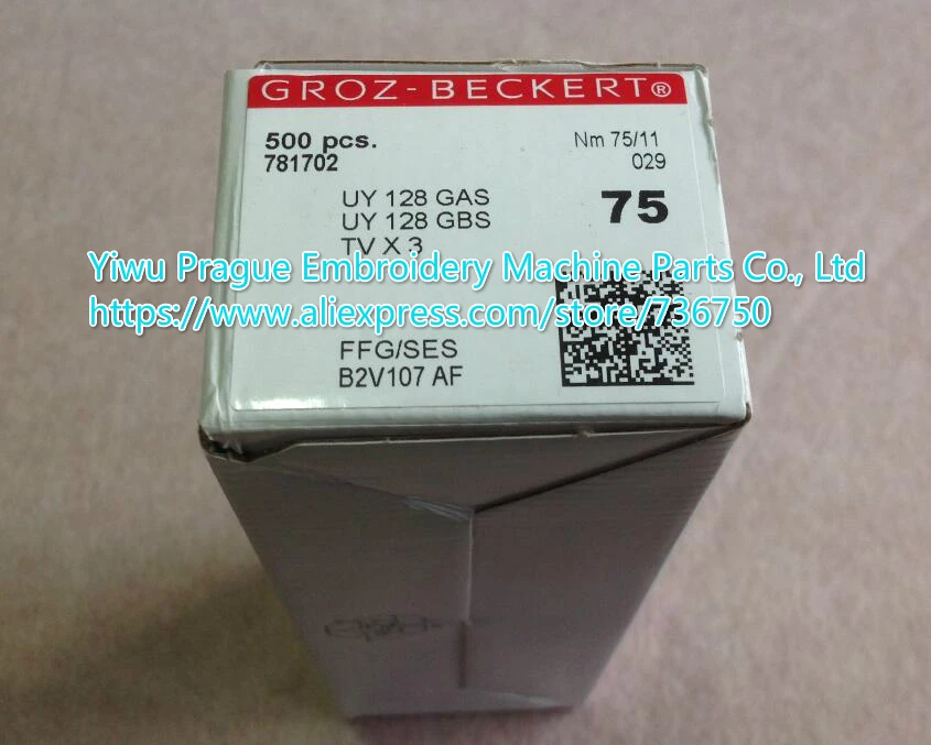 500 шт. оригинальные швейные иглы Groz Beckert 128 GBS 1280 149X3 149X31 TVX3 предложенные компанией