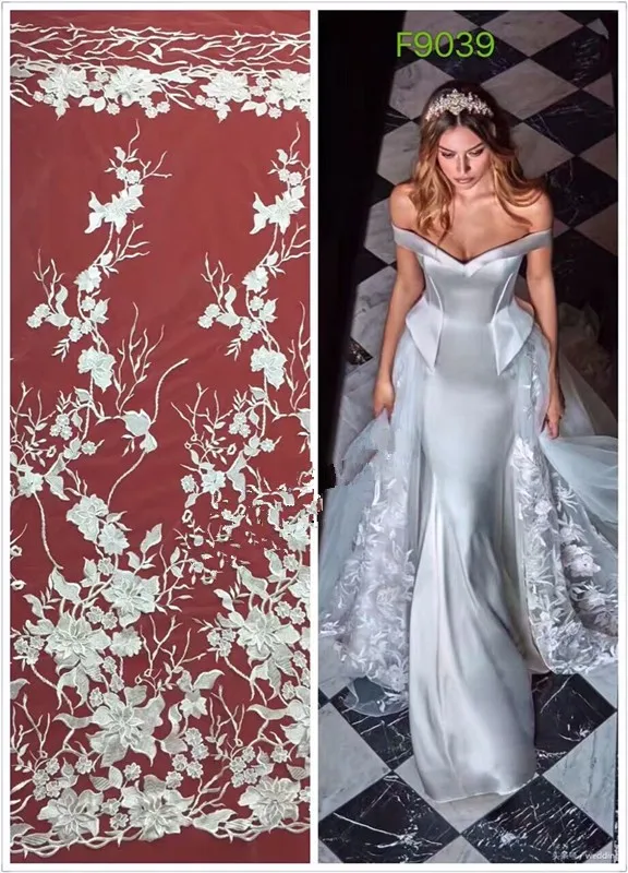 Тюль французский чистая кружевная ткань для вечеринки высокое качество