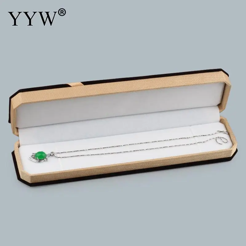 d 55x225x30mm Упаковка для ювелирных коробок сумки для женщин и мужчин Бусы Кольца Серьги Браслеты ожерелья наборы коробки бархат дисплей упаковка ювелирных изделий подарок - Цвет: d 55x225x30mm