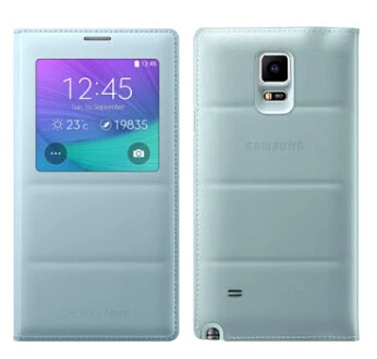 Роскошные авто сна Вид из окна кожа флип чехол для Samsung Galaxy Note 4 Note4 N9100 телефон