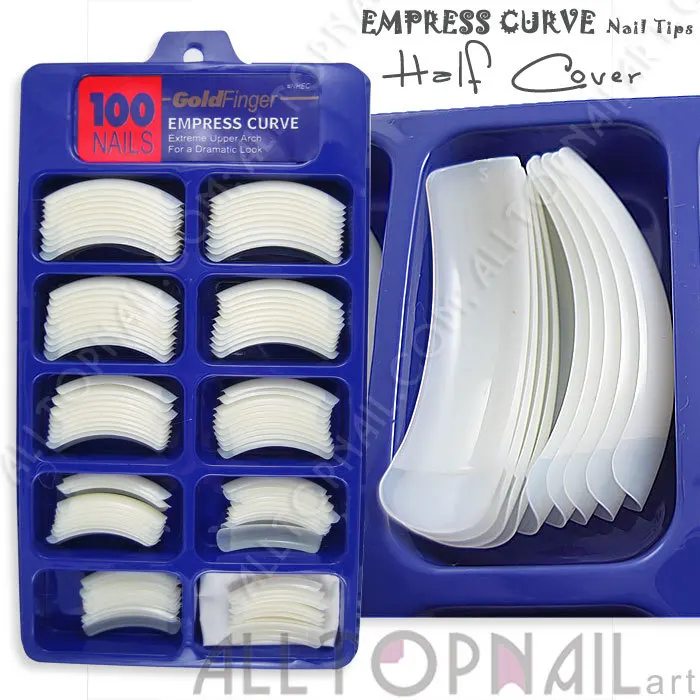 200 комплектов накладных ногтей импрессионные изогнутые профессиональные