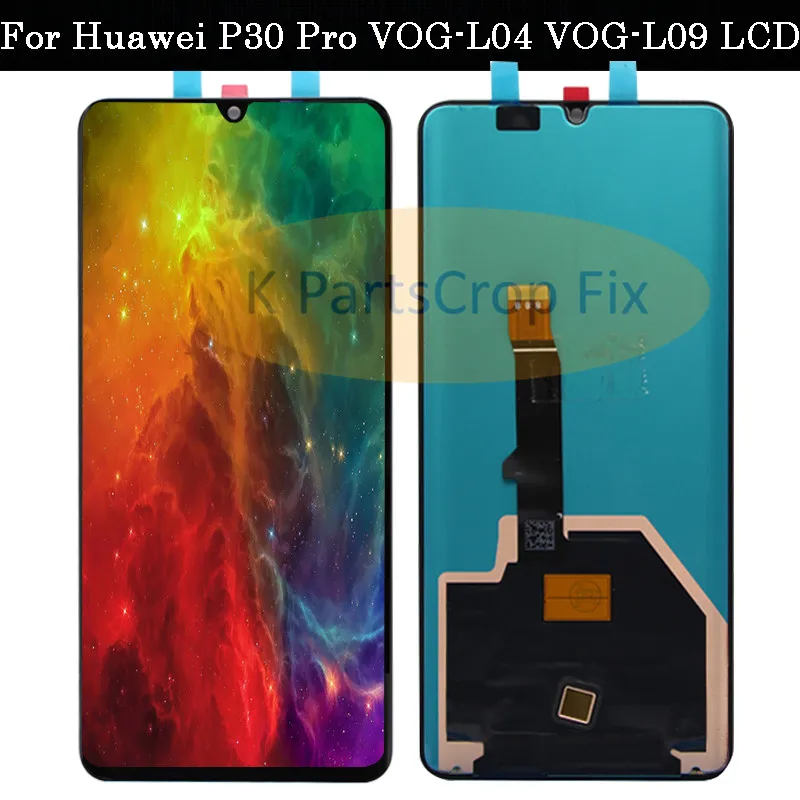 Оригинальный Для Huawei P30 Pro ЖК дисплей с сенсорным экраном дигитайзер в сборе VOG L04