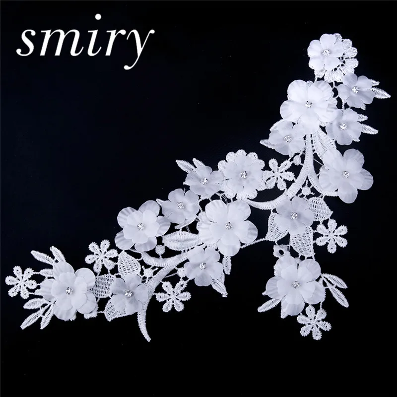 Smiry Новый стиль 1 пара Белое Зеркало Пара сливы цветок и Снежинка со стразами