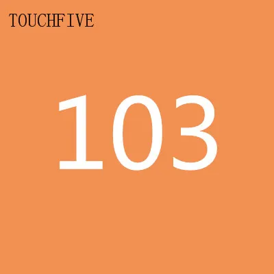 103 1 шт. TouchFive на выбор, 168 цветов, маркеры для эскизов, маркеры на спиртовой основе, набор цветных маркеров, товары для рукоделия, ручка для школы - Цвет: 103