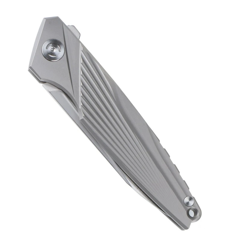 LOVOCOO BM76 Flipper folding knife M390 blade titanium handle Outdoor hunting knife Camping EDC tools Kitchenware fruit knife