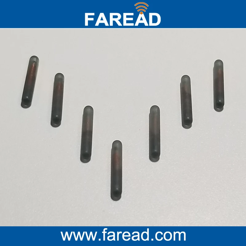 X100pcs RFID стеклянная трубка чип 1 4*8 мм 125 кГц LF микротранспондер EM4100/EM4102/EM4200|rfid glass|glass