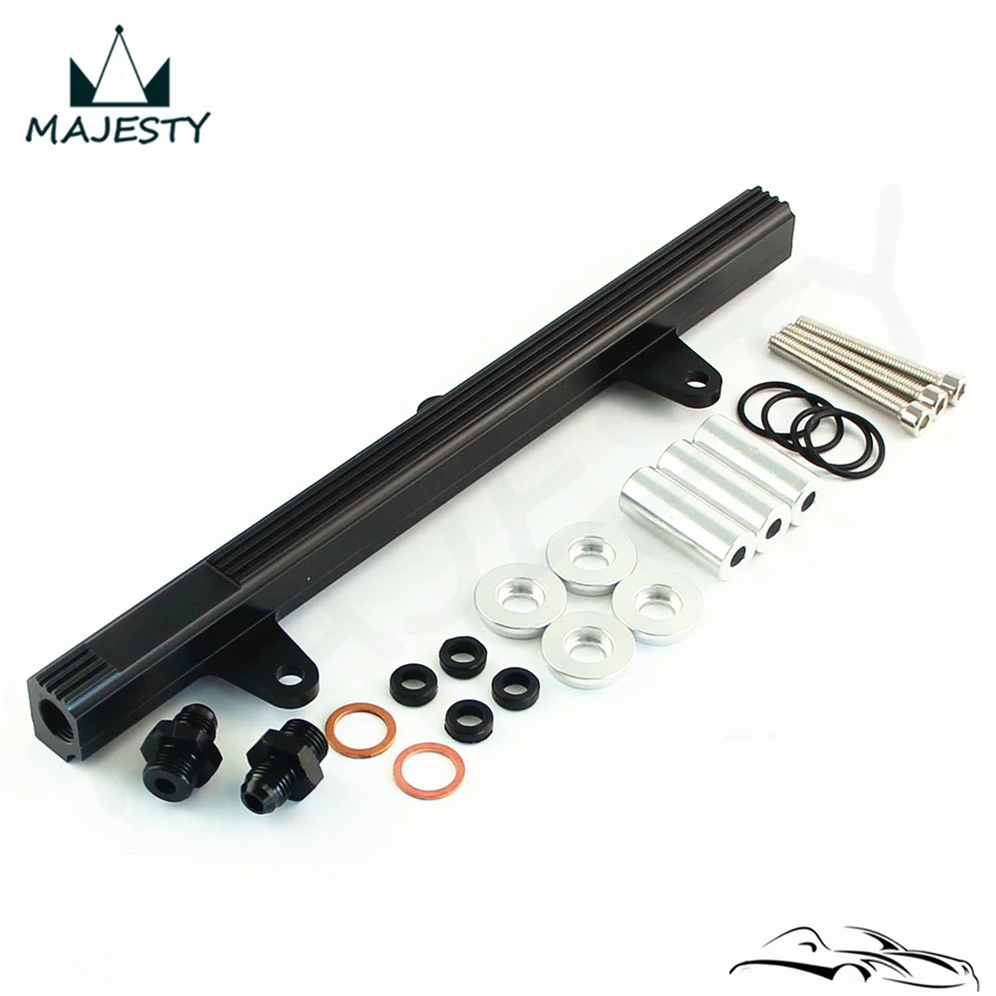 Алюминиевый Топливный рельс для двигателя 240SX 89-94 S13 SR20DET SR20 черный | Автомобили и