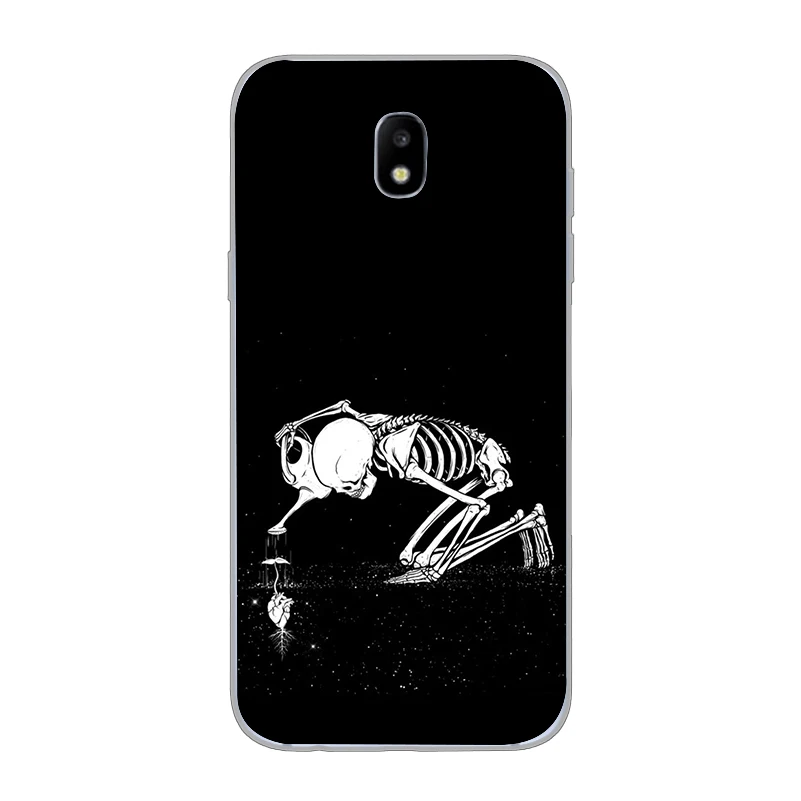 Ciciber чехол для Samsung Galaxy J7 J6 J8 J5 J4 J3 J2 J1 Pro Core Plus Prime mini 2017 2018 2016 телефона TPU Funny Bone Skull |