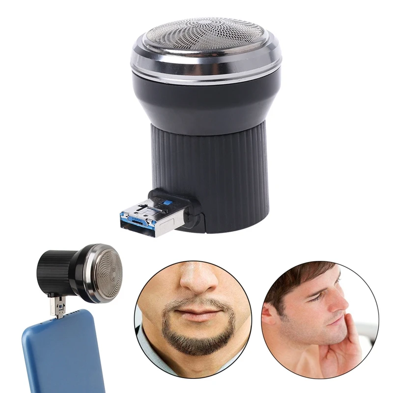 Креативная Мини Портативная usb вилка для электробритва дорожный триммер