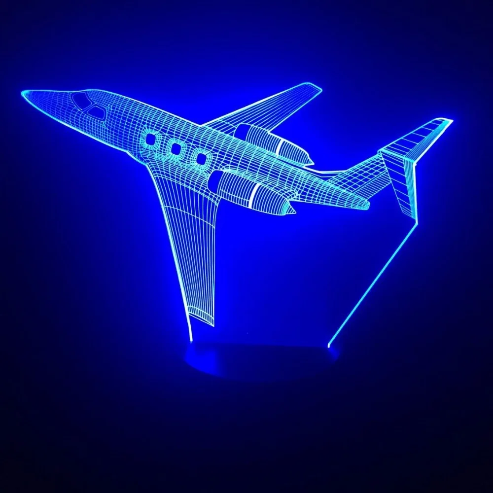 7 цветов изменить светодиодный 3D Jet Детские комплекты одежды с изображением