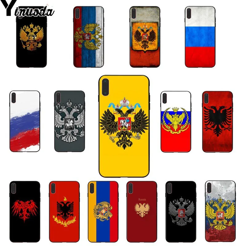 Yinuoda Armenia российский флаг эмблема герб чехол для телефона Fundas iPhone 6S 6plus 7 7plus 8 8Plus X Xs
