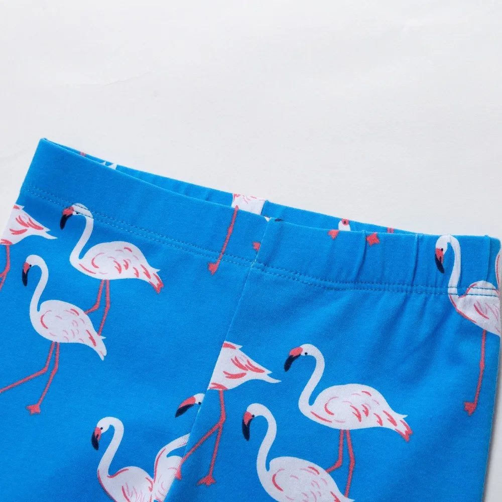 New Fall Autumn Spring baby girls Printing cartoon Leggings Quality Cotton rainbow Unicorn Pants 2-7year Clothes Clothing