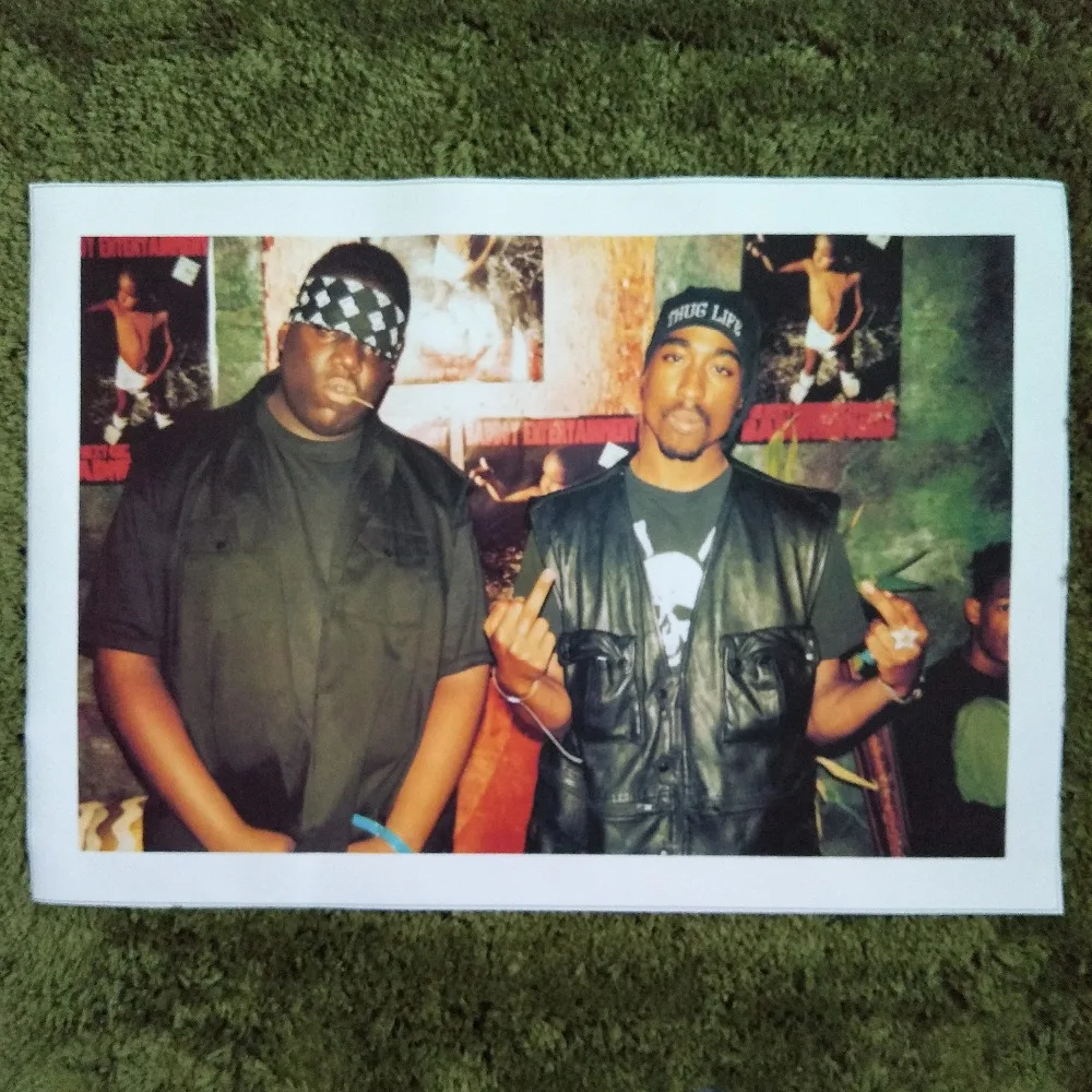 ZZ1712 пресловутый B.I.G Tupac Biggie рэп музыка певица звезда художественный Принт плакат