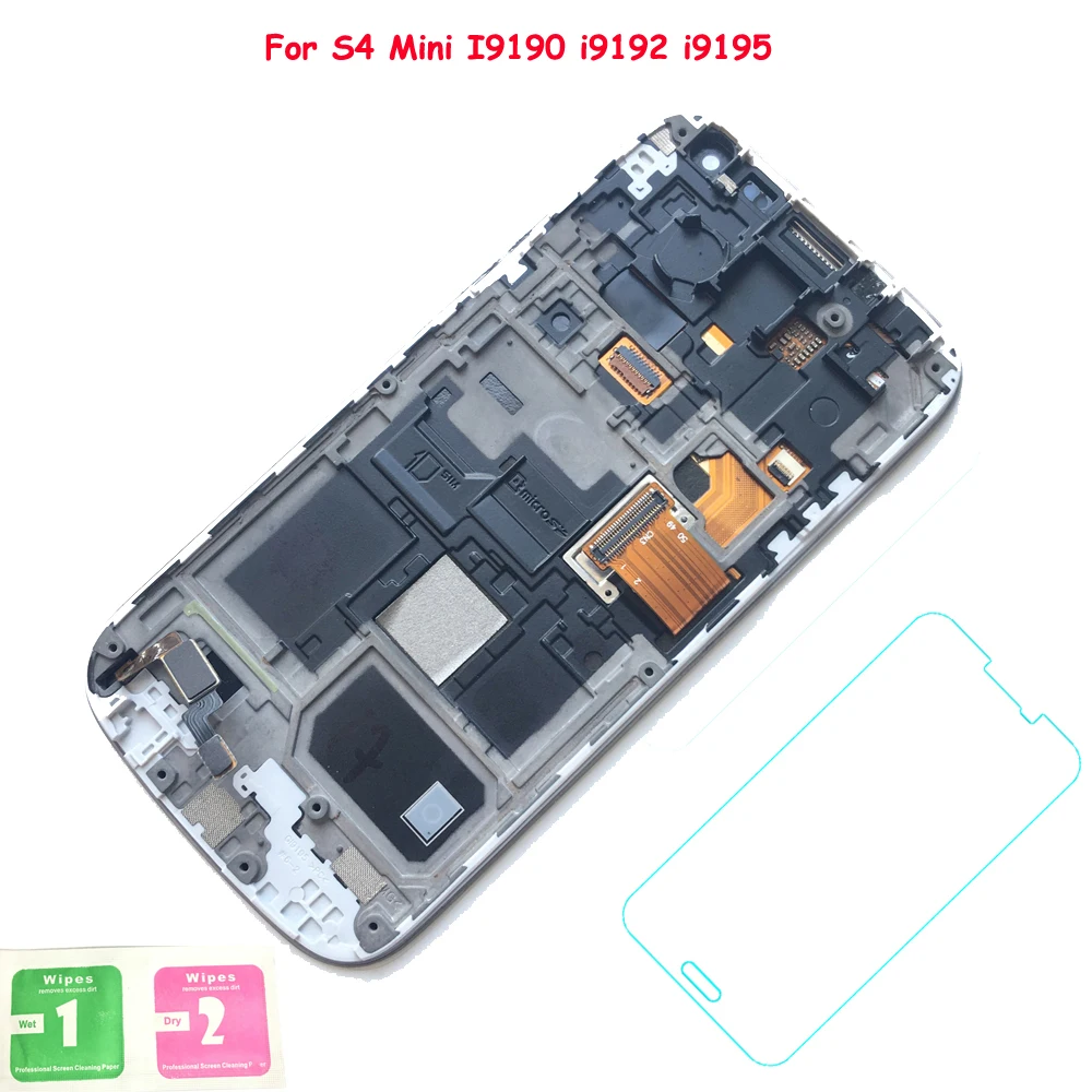 Супер AMOLED FIX2SAILING для Samsung Galaxy S4 Mini i9190 i9195 I9192 ЖК дисплей сенсорный экран в сборе