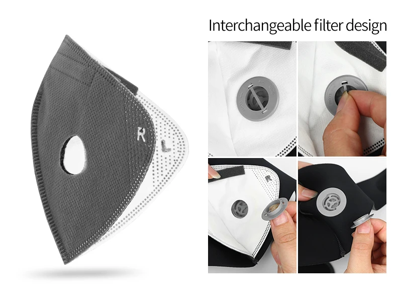 Inbike PM2.5 Anti Haze Mask Filter Core Element Anti-dust Mouth-muffle Respirator Cycling Equipment Filter Core for Cycling Mask