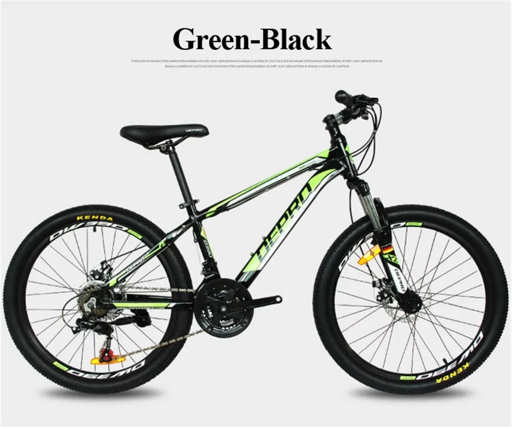 DEPRO 21 speed 24 дюйма 9-13 лет студенческие горные велосипеды, тормозные шестерни MTB, профессиональные двойные дисковые тормоза, велосипедный велосипед