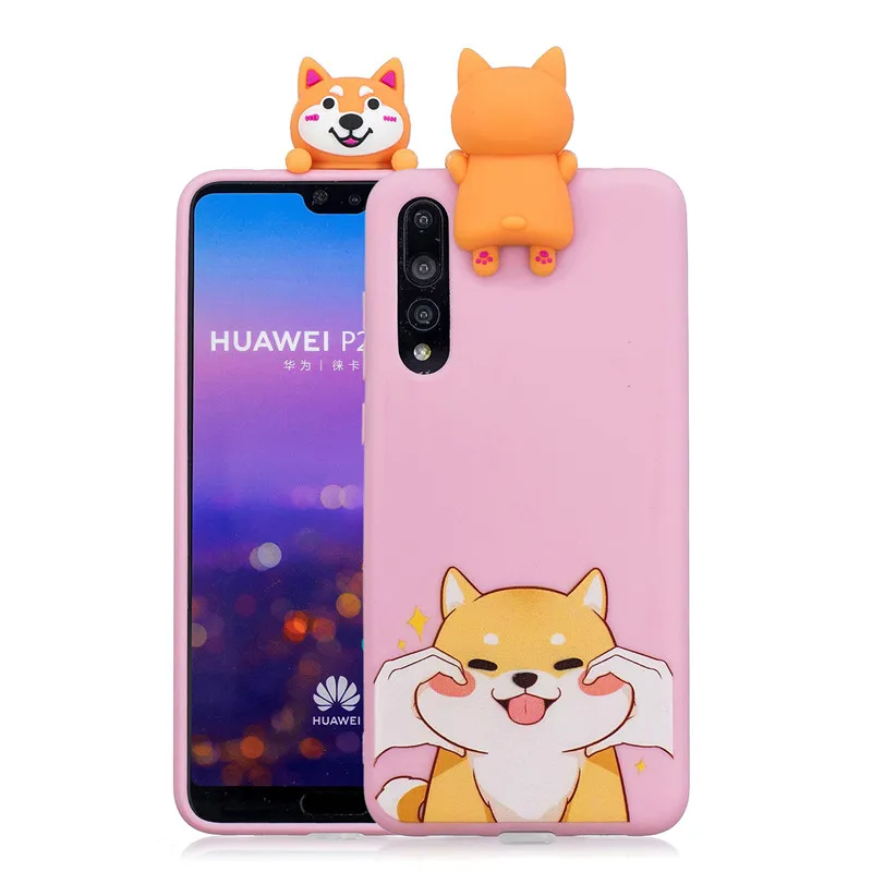 Style 4 Мягкий силиконовый чехол FLYKYLIN для huawei P30 Lite, чехол для huawei P20 Pro P10 Lite, чехол на P8 Lite, чехол с мультяшными 3D игрушками - Цвет: Style 4