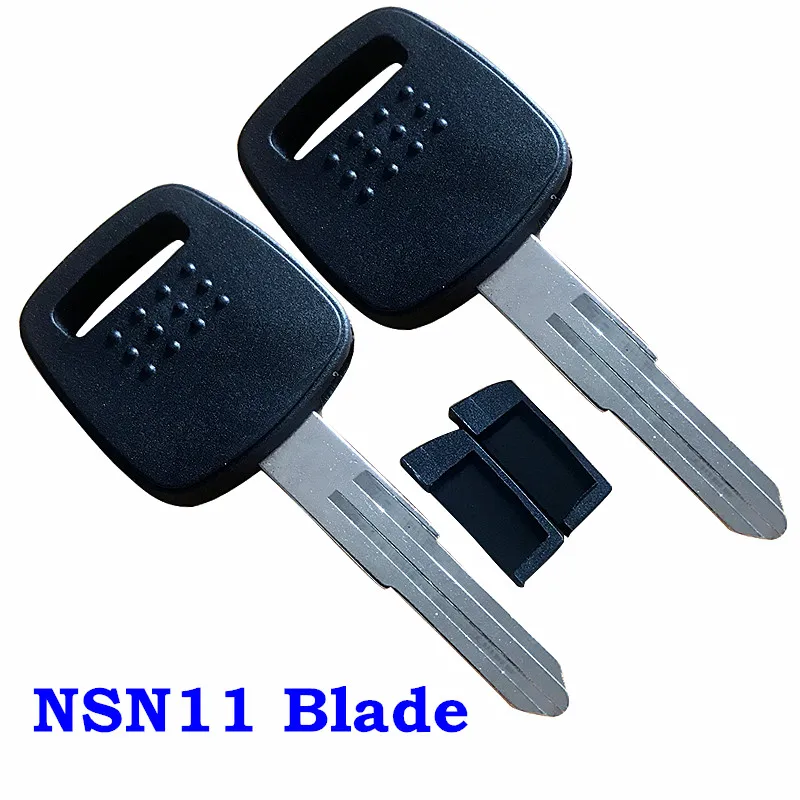 Пустой ключ Замена транспондера ключ оболочки для Nissan Teana Versa Livina Sylphy Tiida Sunny March X-trail NSN11 NSN14 лезвие