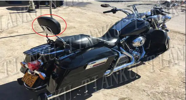 Черная Кожаная подушка для спинки мотоцикла Honda Shadow Spirit Sabre Aero ACE Steed VLX 400 600 1100 DLX