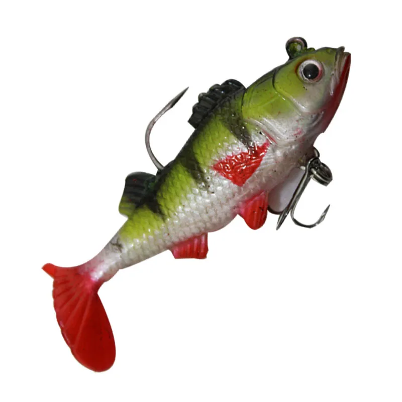 YeMuLang 1PCS Soft Fishing Lures Swimbait Crankbait Wobbler Isca Artificial Bait With Hooks Tackle BB037 | Спорт и развлечения