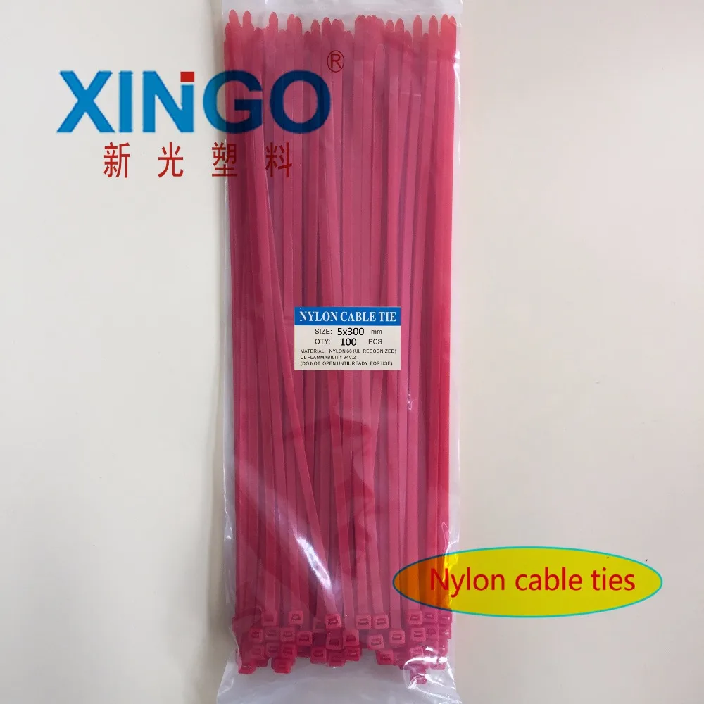 Самоблокирующиеся Нейлоновые кабельные стяжки зеленые красные синие желтые 100