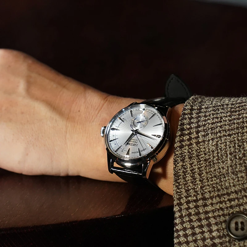 Мужские часы Seiko 100% оригинальные автоматические механические деловые 5 бар