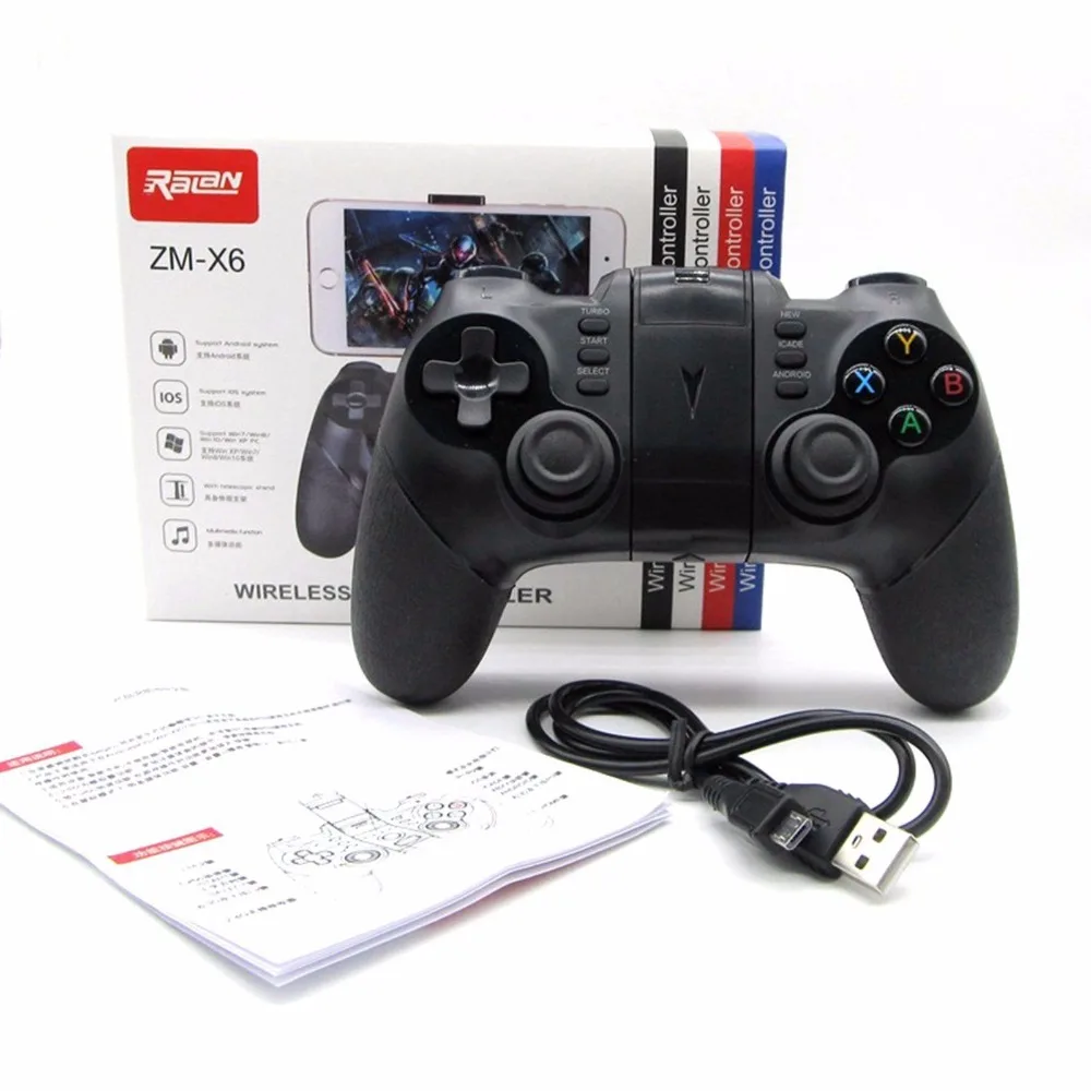 AKASO X6 Bluetooth контроллер геймпад для мобильного телефона игровая Беспроводная