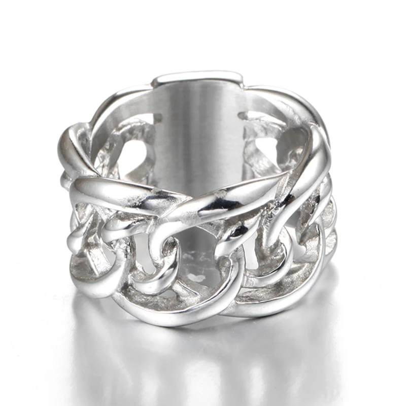 Rings For Men Women Punk Rock Handmade Unisex Biker Ring European Style 316L Stainless Steel Jewelry VR166 | Украшения и