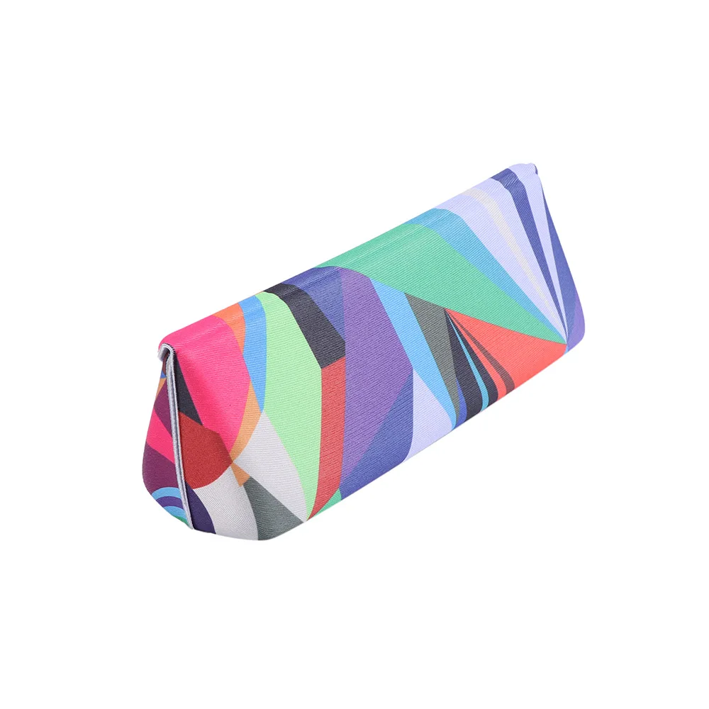 1 шт. модный футляр для очков Чехол солнцезащитных цветной Складной хранения