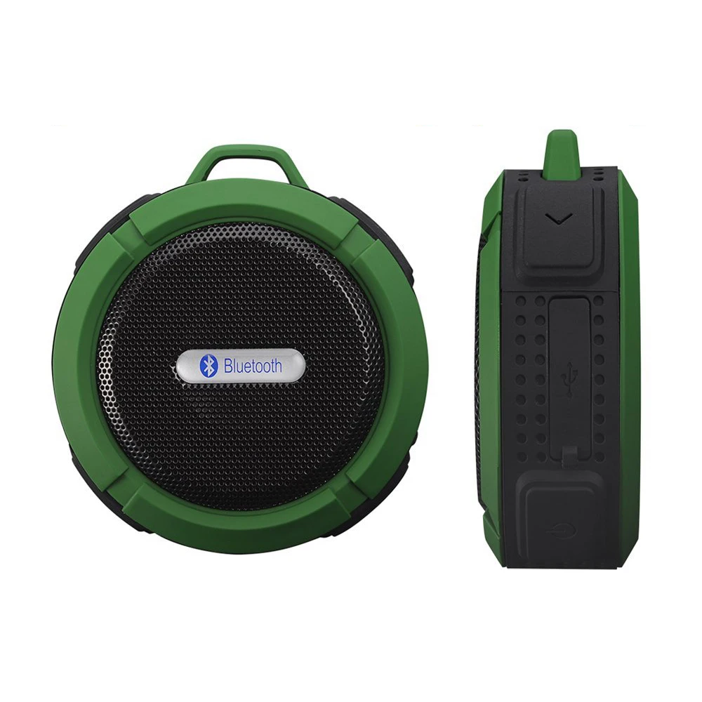 Мини динамик беспроводной водонепроницаемый Bluetooth V3.0 перезаряжаемый 5 Вт для