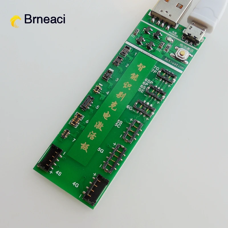Расширенная серия батарей Brneaci плата для активации заряда батареи iPhone 7 7P Android