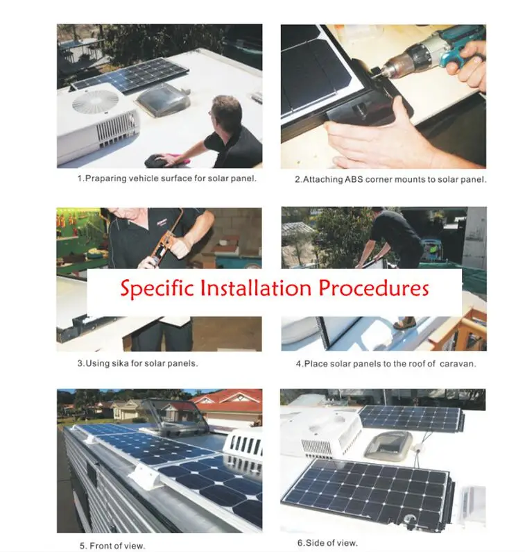 4 шт./компл. Панели солнечные Стенд белый угловой Монтажный кронштейн комплект