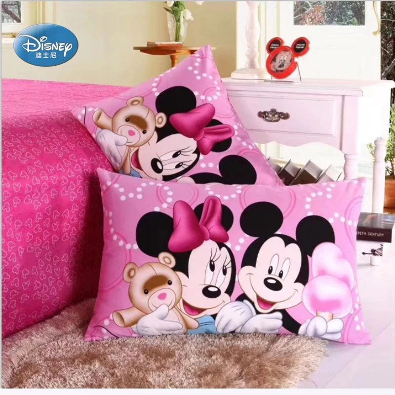 Disney 100% хлопок наволочки 2 шт мультфильм Белоснежка Принцесса Микки Маус пара