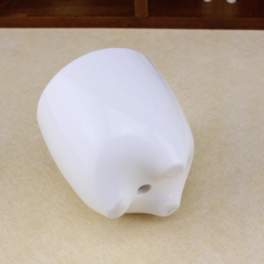 Новый простой белый мини формы зуба керамический горшок суккуленты в горшках