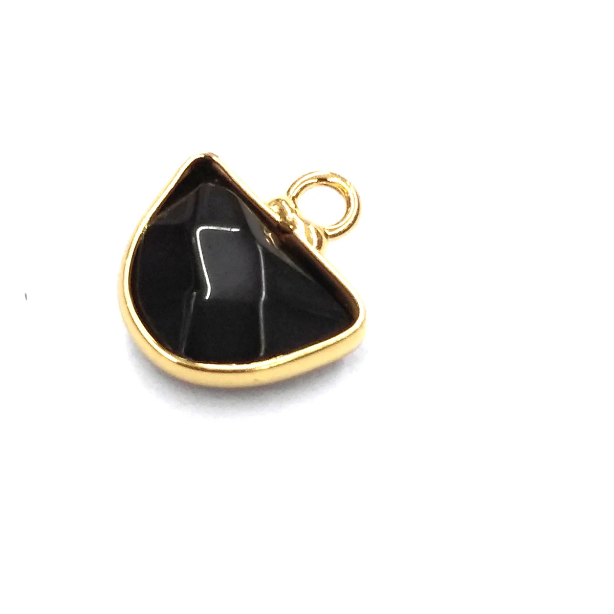 Black agates Натуральный камень подвеска-Агат Подвески Кулоны из нержавеющей стали для самостоятельного изготовления ювелирных изделий Цепочки и ожерелья Размеры 13x13 мм - Окраска металла: Black agates