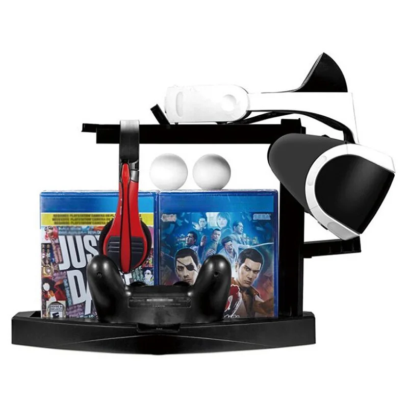 Аксессуары для PS4 держатель очков PS VR двойная зарядная док станция контроллера Move