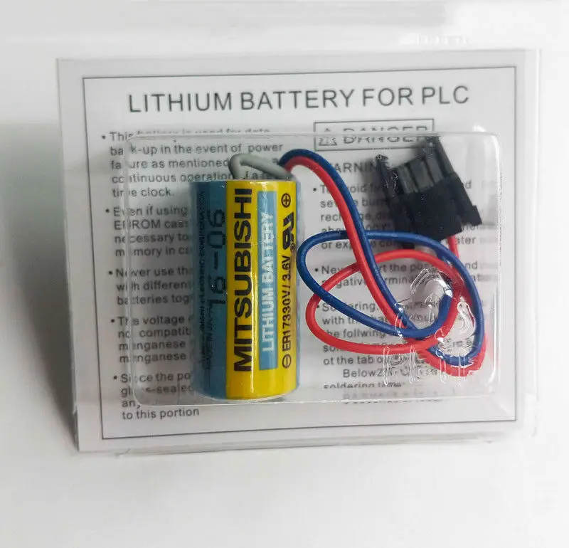5 шт. 100% оригинальные новые ER17330V 3 6 V PLC батарейки для Mitsubishi Servo A6BAT Размер батареи 2/3A