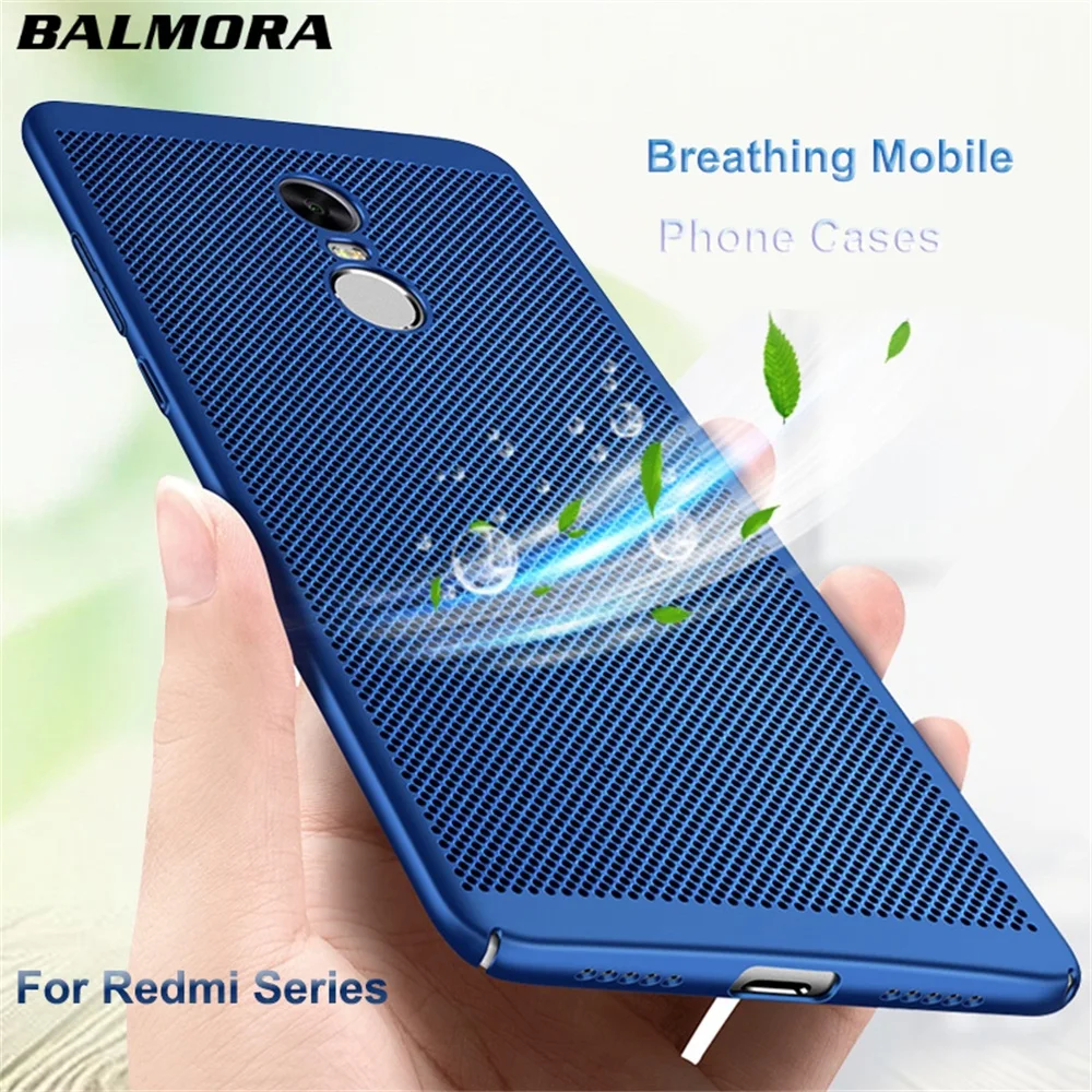 BALMORA полые рассеивания тепла чехол для телефона Redmi 4a 5 плюс Примечание 4X 5a 2G 3g 4G