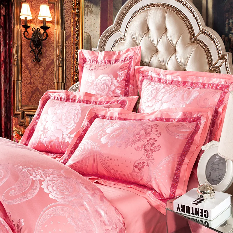 4 6 штук в партии для девочек розовый цвет шикарные Сатиновые шелковые