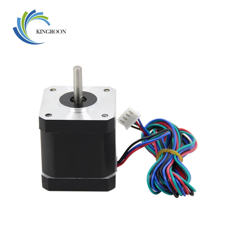 42 Шаговый двигатель Nema 17 4 Lead 42bygh 1.7A (17HS4401S) с контактным кабелем Dupont запчасти для