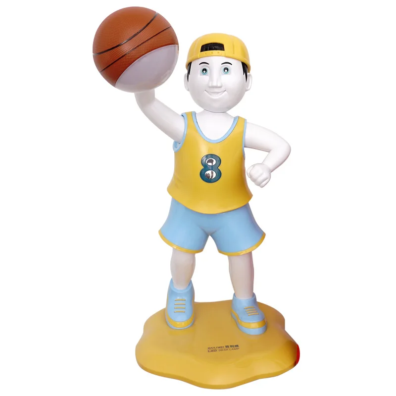 Креативная детская комната мебель для дома баскетбольная кукла светодиодная