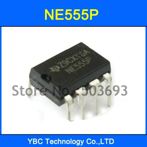

100pcs/lot NE555P NE555N Single Line High Precision Timer DIP-8